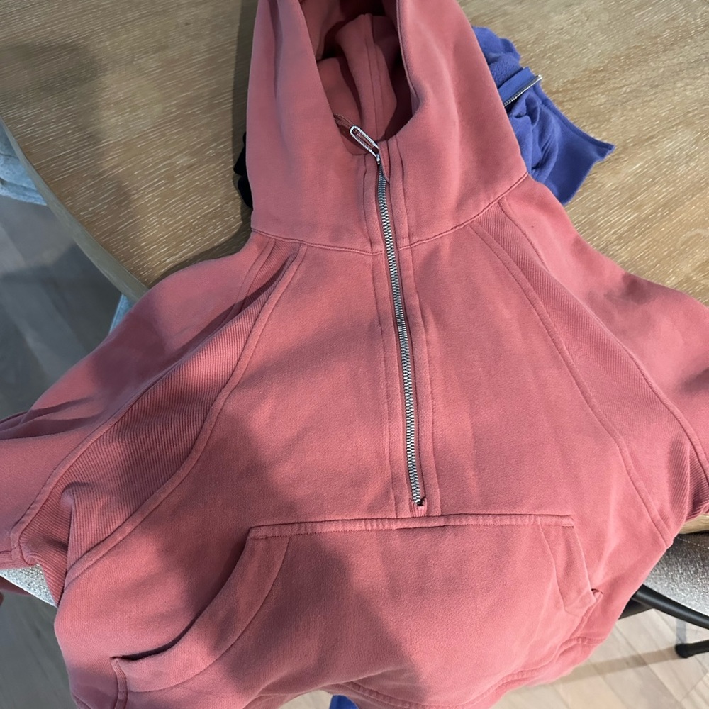 lululemon athletica Pink Half-Zip Hoodie